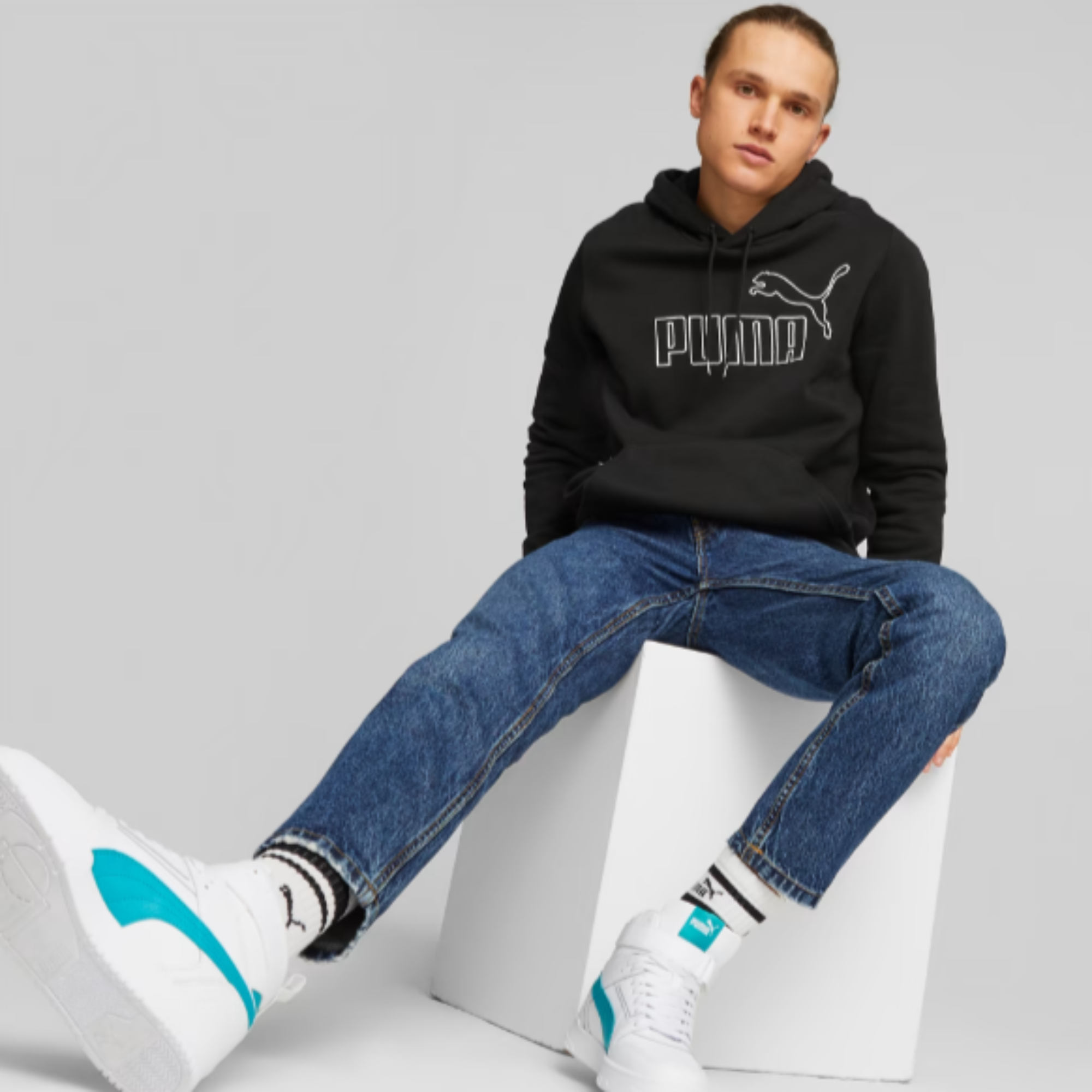 Men's Puma Essentials Elevated Hoodie Pullover