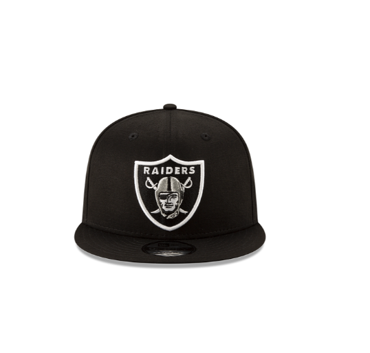 Las Vegas Raiders New Era Black & Black 9FIFTY Snapback