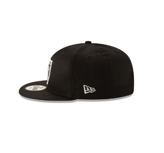 Las Vegas Raiders New Era Black & Black 9FIFTY Snapback