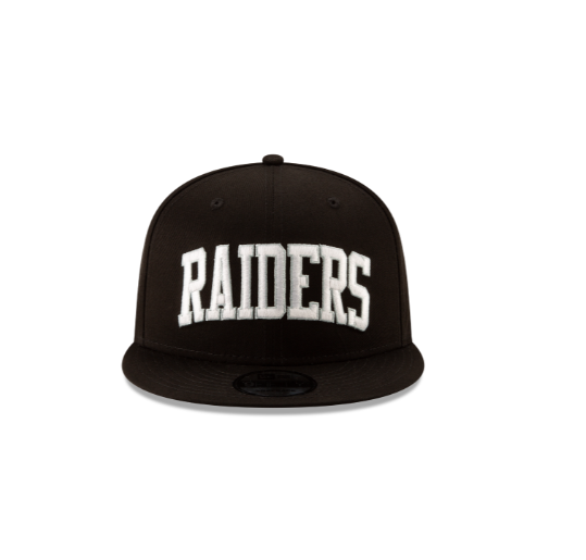 Las Vegas Raiders New Era Black & Black 9FIFTY Snapback