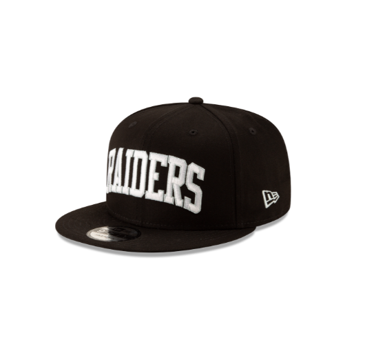 Las Vegas Raiders New Era Black & Black 9FIFTY Snapback