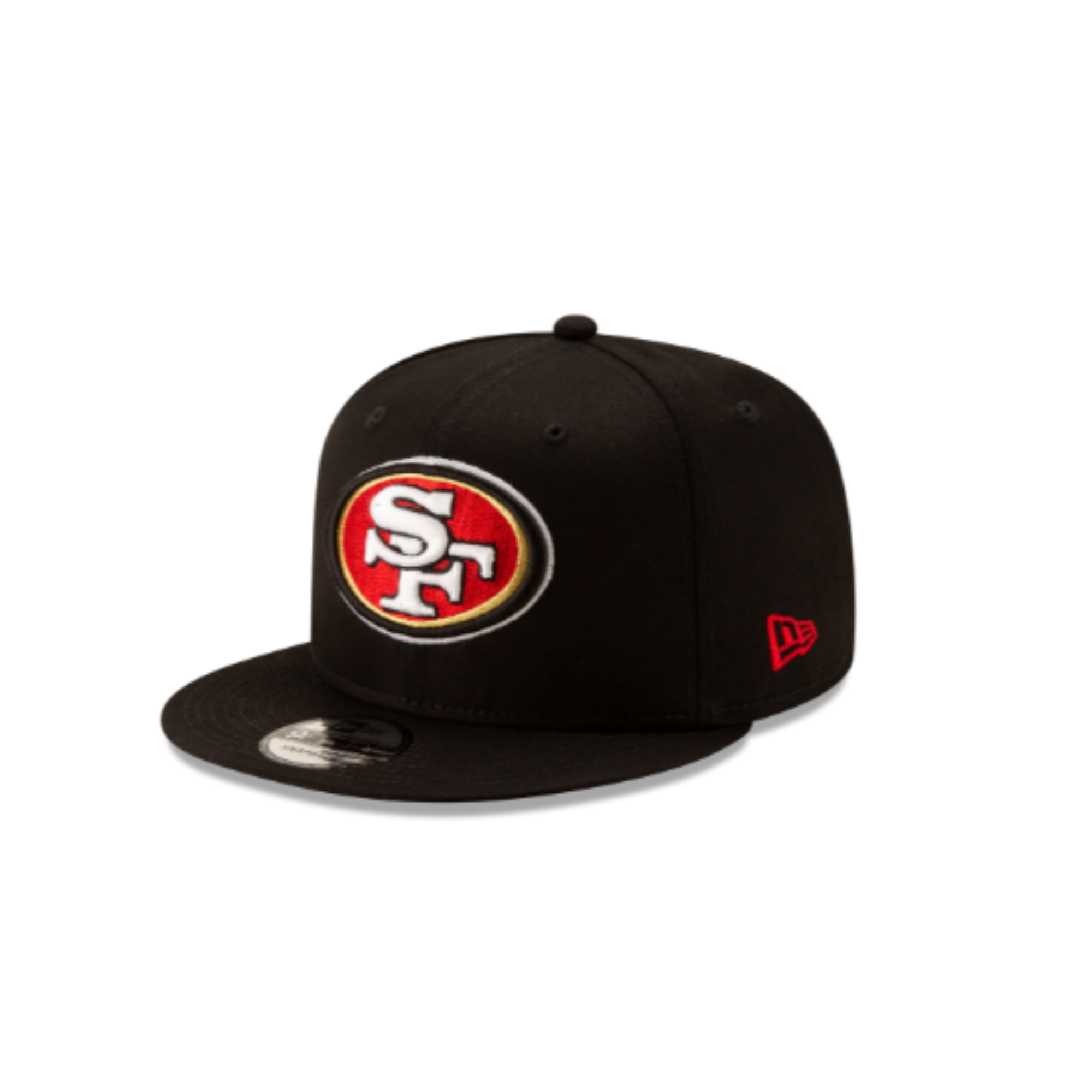 San Francisco 49ers New Era Black Red & White 9FIFTY Snapback