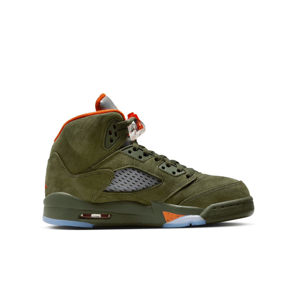 Big Kids' Air Jordan 5 Retro "Olive"