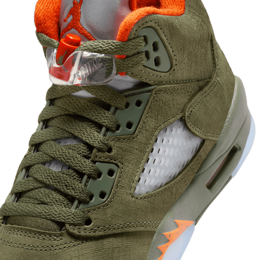 Big Kids' Air Jordan 5 Retro "Olive"