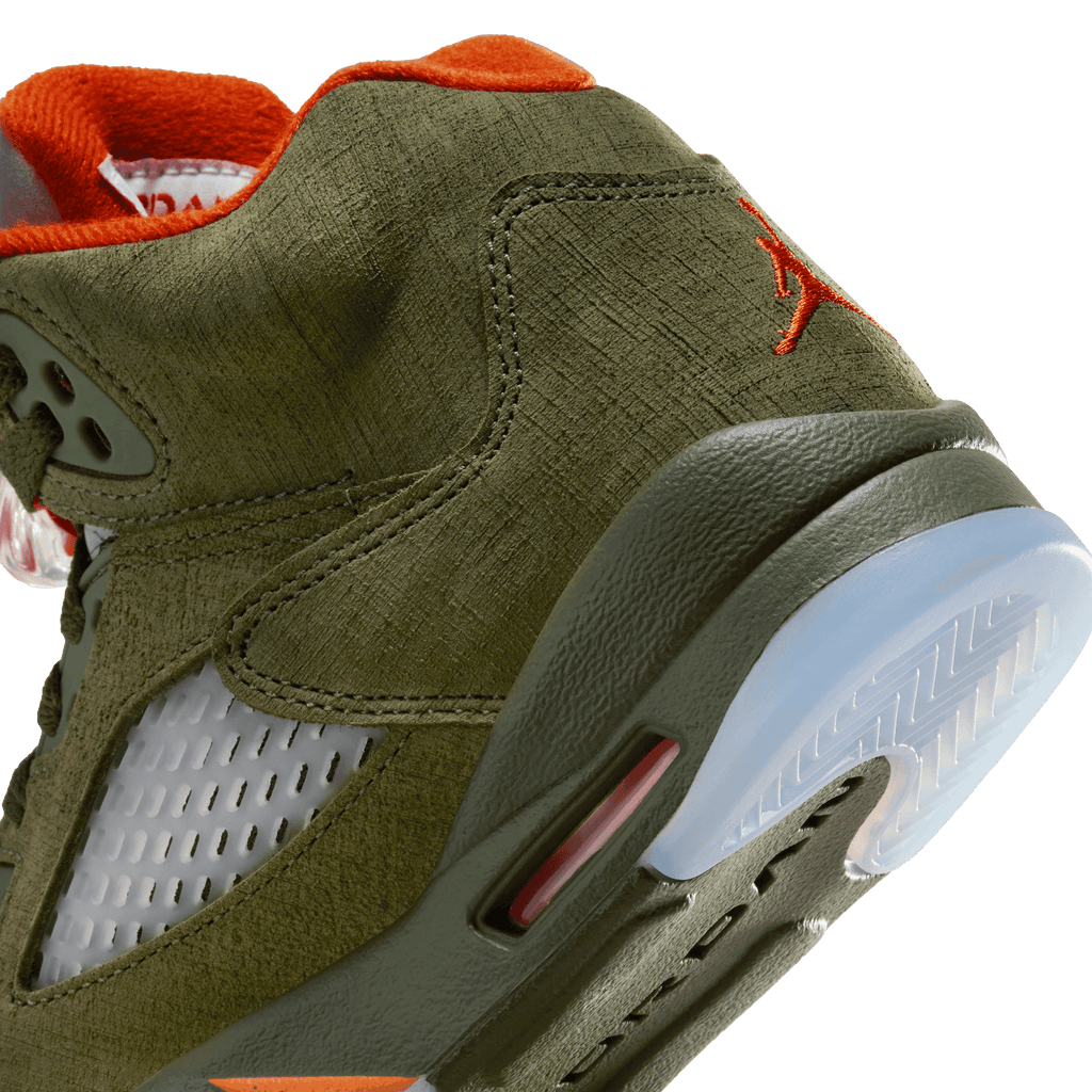 Big Kids' Air Jordan 5 Retro "Olive"