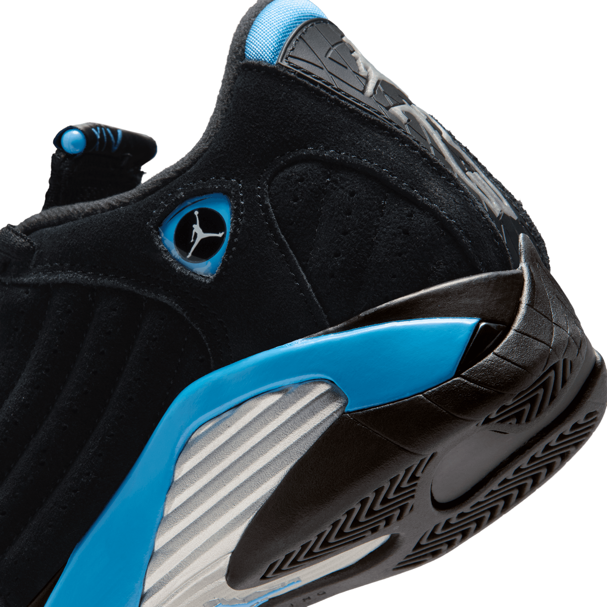 Big Kids' Air Jordan 14 Retro "Black University Blue" (Unisex)