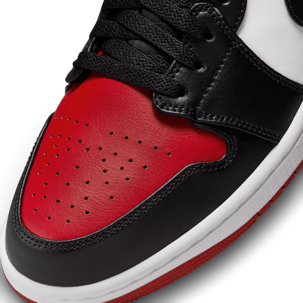 Men's Air Jordan 1 Low "Bred Toe 2.0"