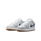Big Kids' Air Jordan 1 Low "White Neutral Grey Gum"