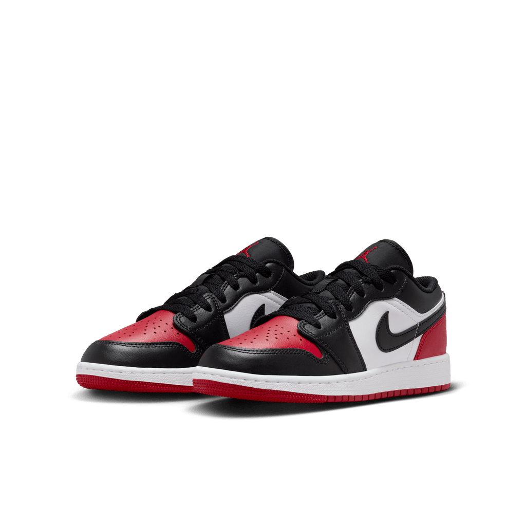 Big Kids' Air Jordan 1 Low "Bred Toe 2.0"