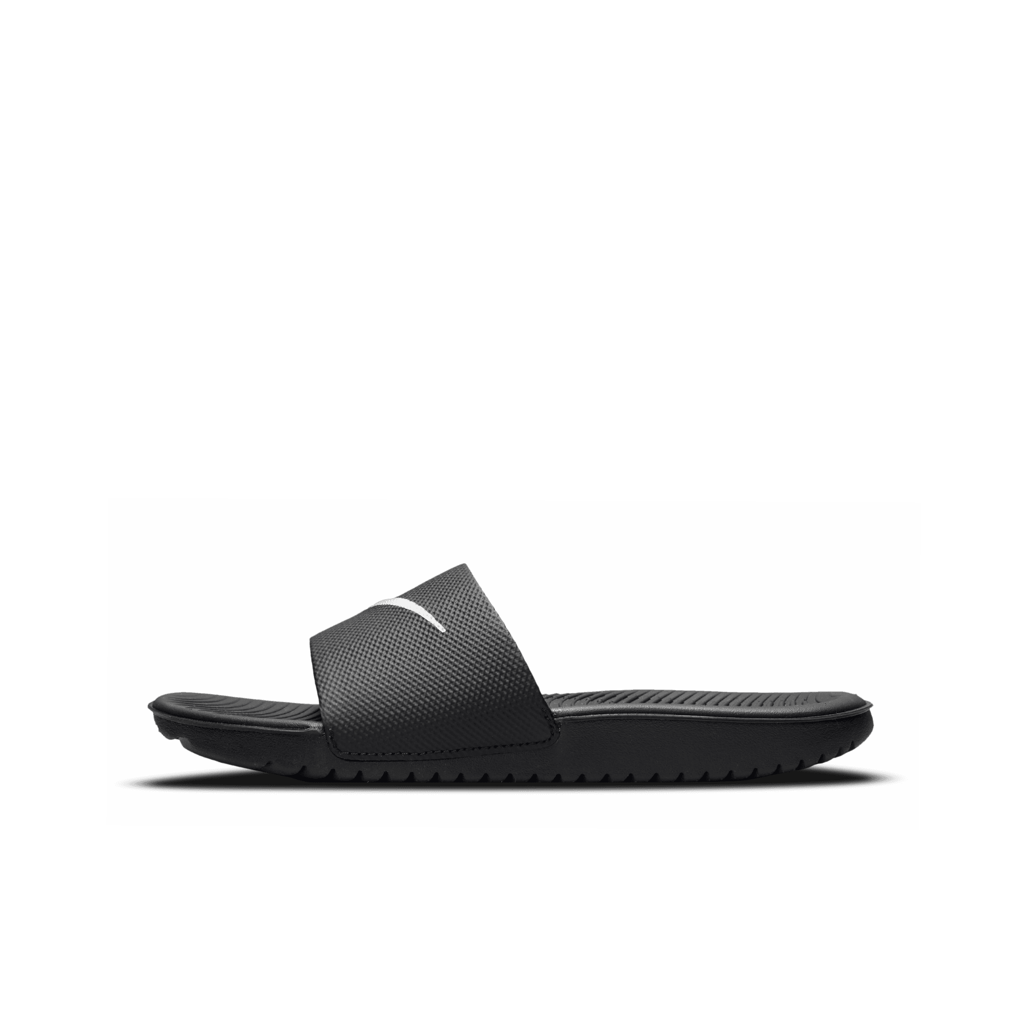 Boy's Nike Kawa Slides "Black"