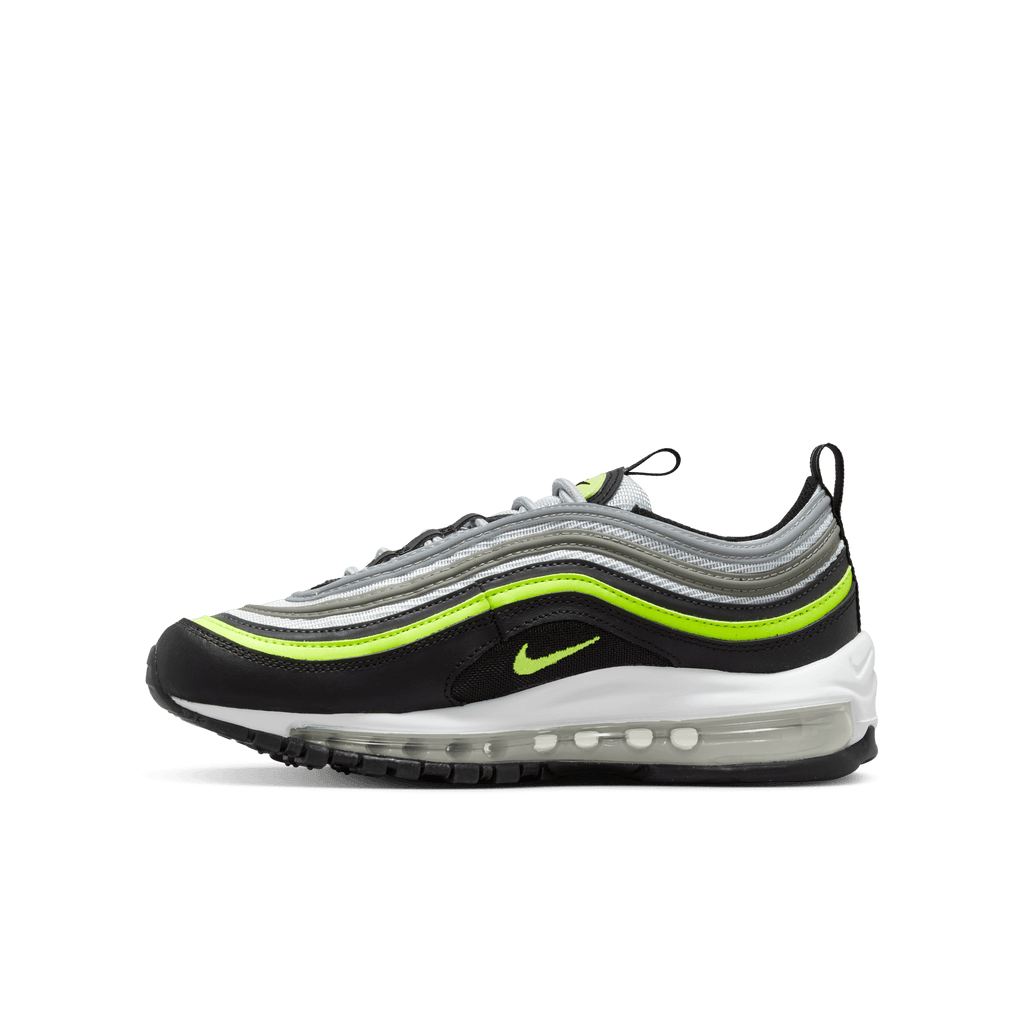 Big Kids’ Nike Air Max 97 "Platinum Black Volt"