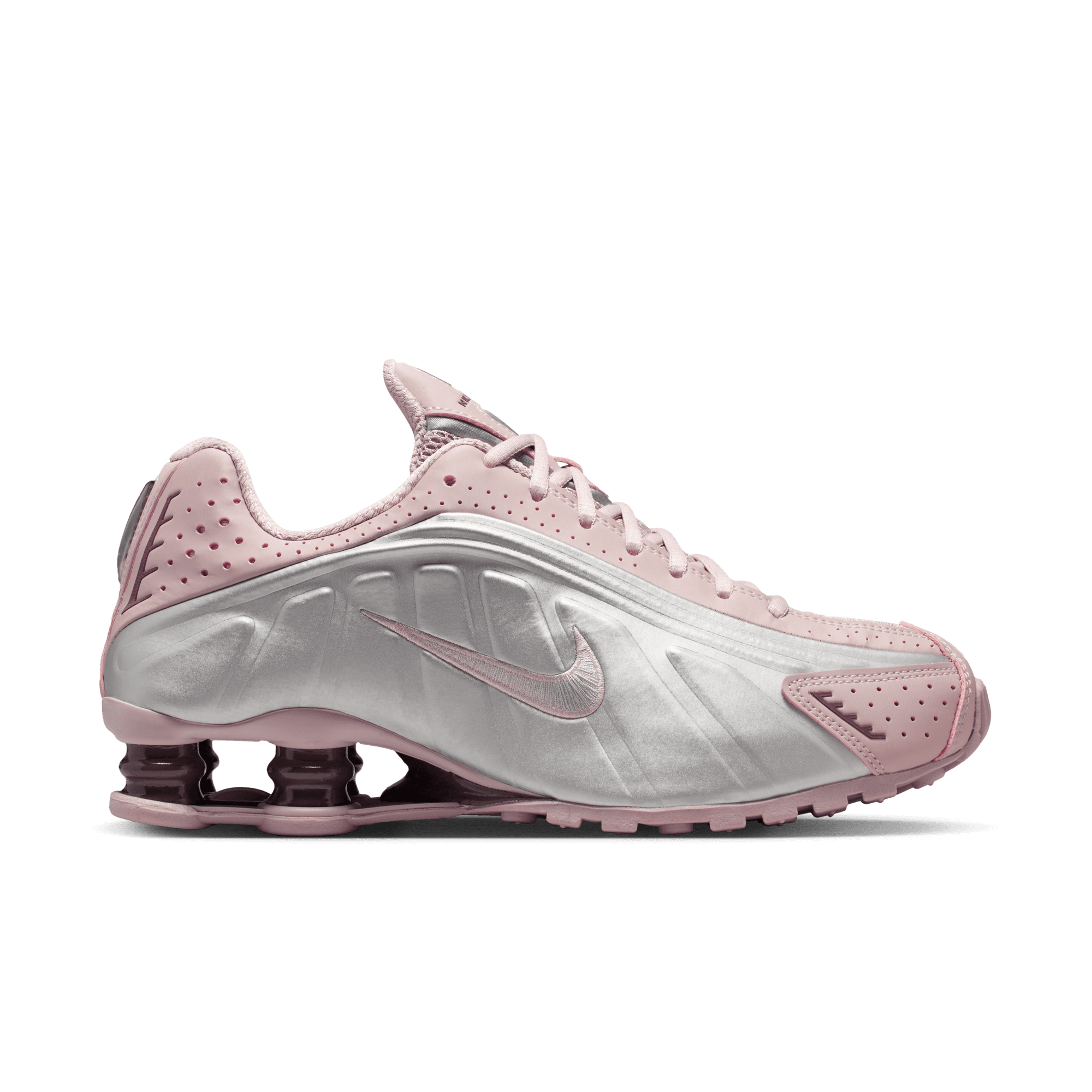 Women's Nike Shox R4 "Particle Rose Tattoo Metallic Silver"