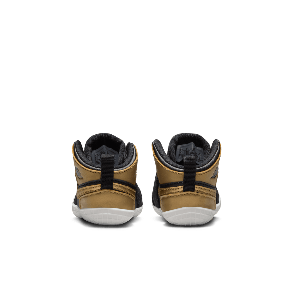 Baby/Toddler Jordan 1 Baby Crib Bootie "Metallic Gold "