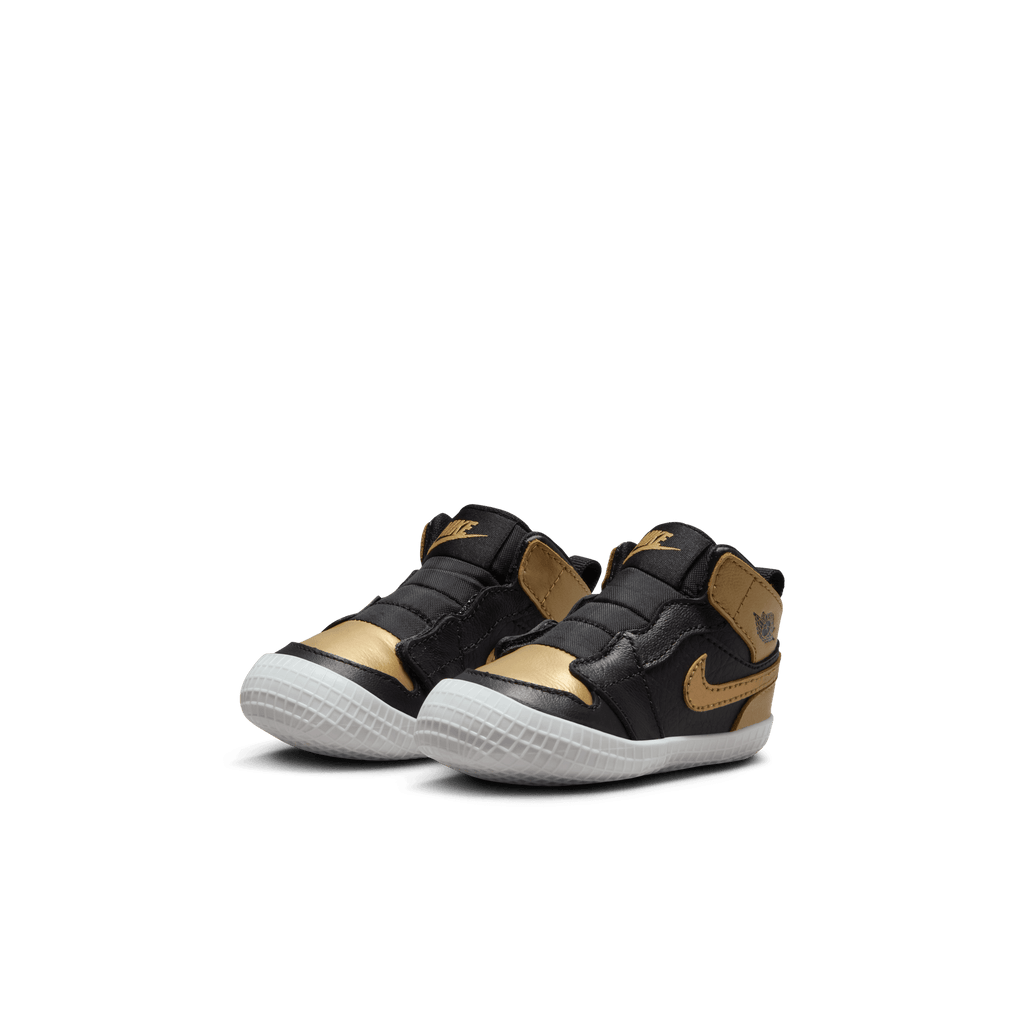 Baby/Toddler Jordan 1 Baby Crib Bootie "Metallic Gold "