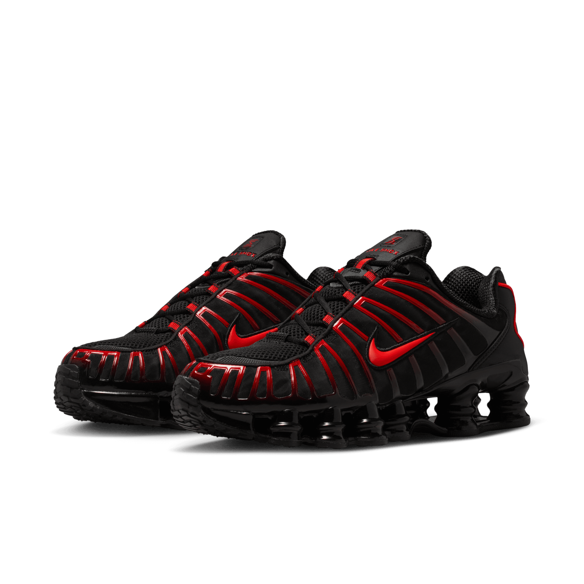 Men's Nike Shox TL "Black Light Crimson"