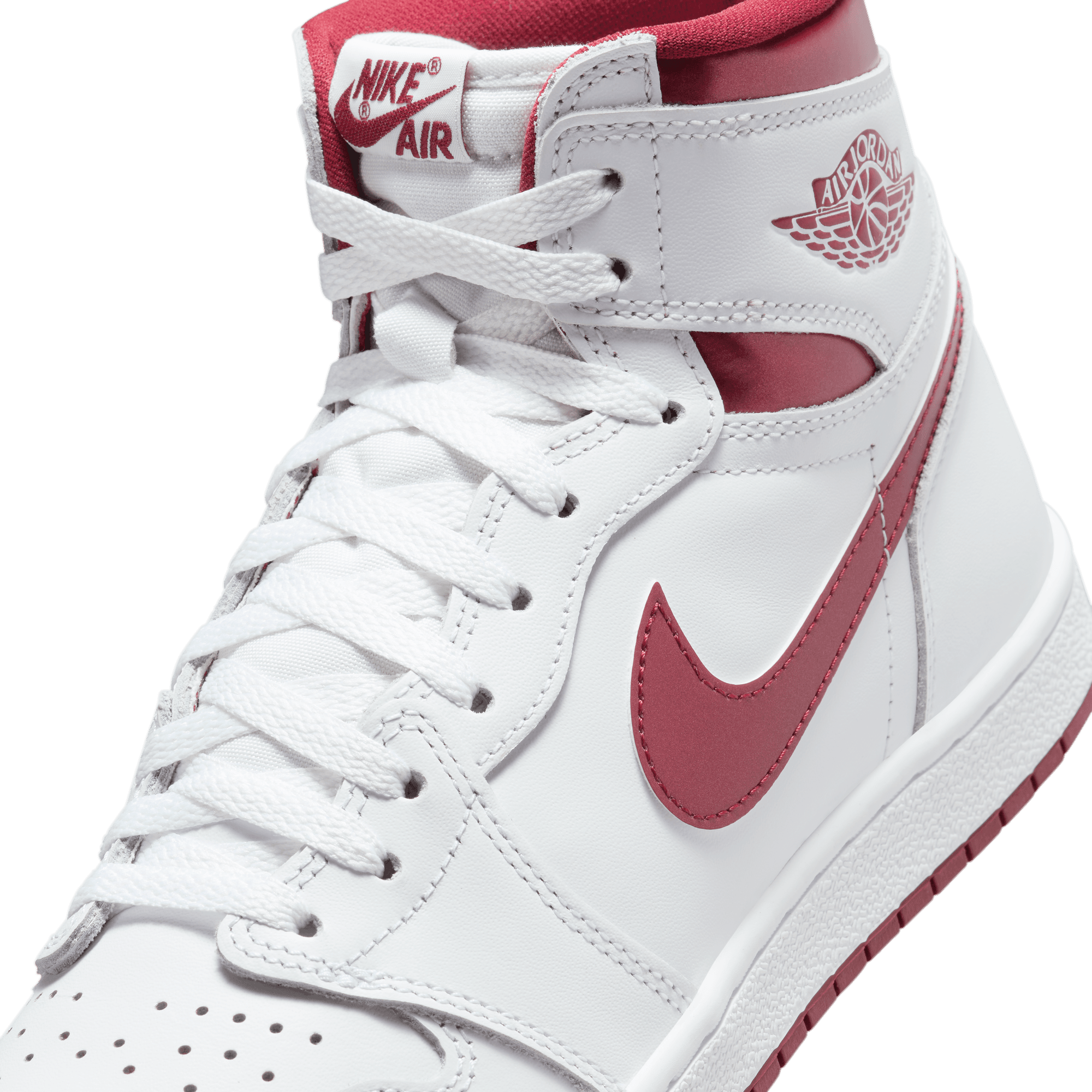 Air JORDAN 1 HIGH 85 METALLIC BURGUNDY 10 White BQ4422 161