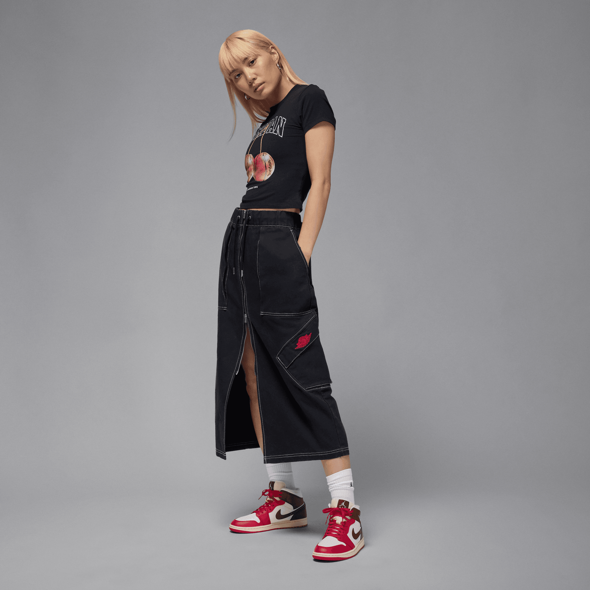 Women's Air Jordan 1 Mid "Mystic Hibiscus"