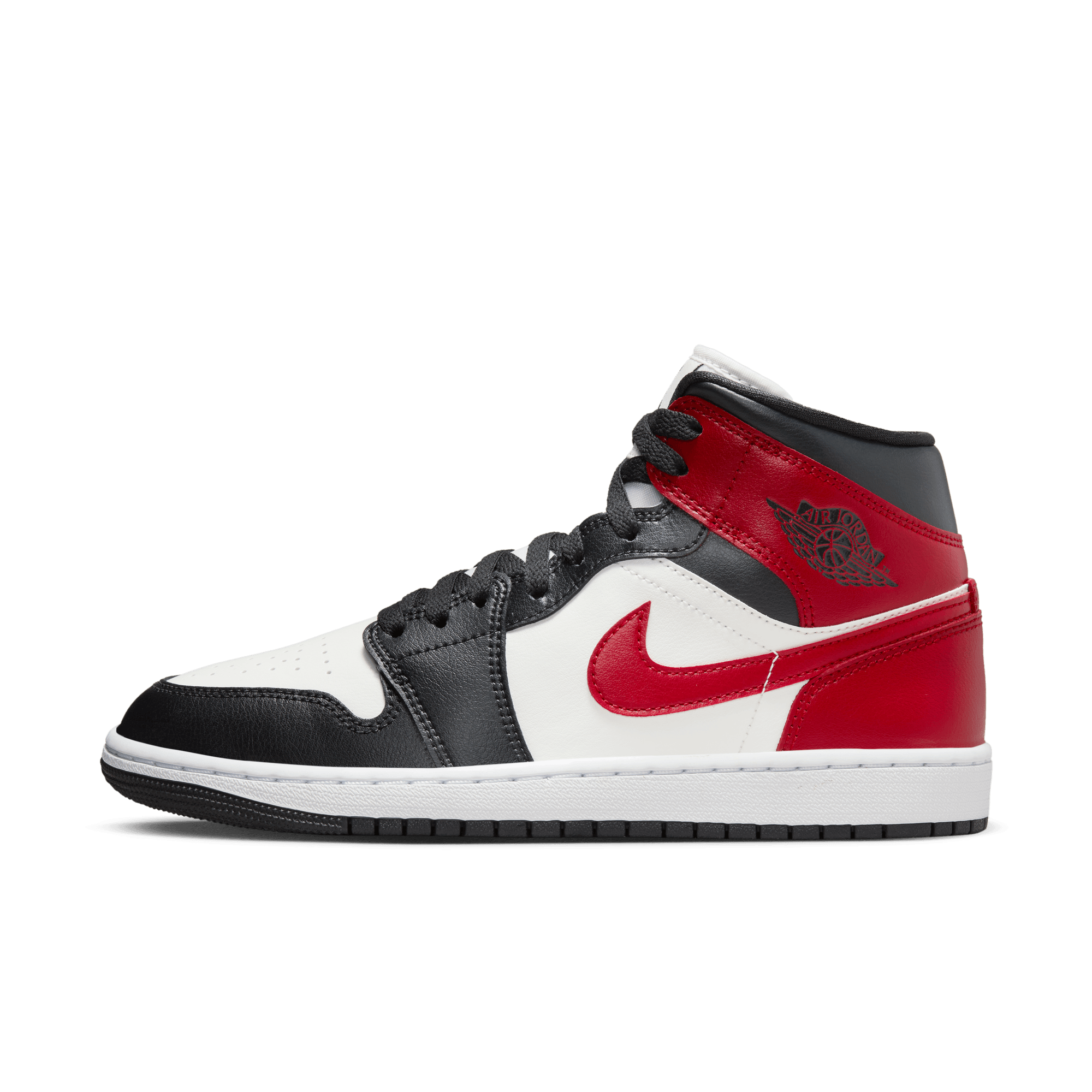 Women's Air Jordan 1 Mid "Sail Off Noir"