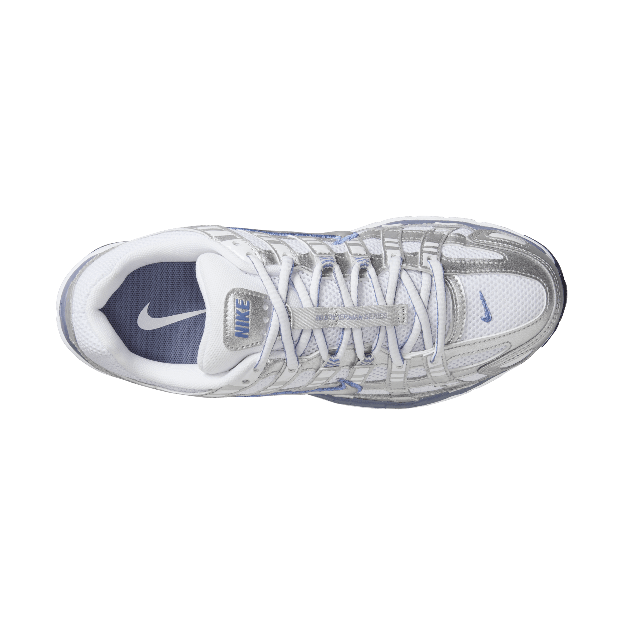 Women's Nike P-6000 "Metallic Silver World Indigo"