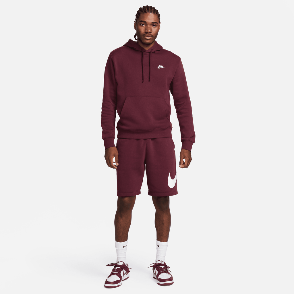 Men's Nike Sportswear Club Fleece Pullover Hoodie "Night Maroon"