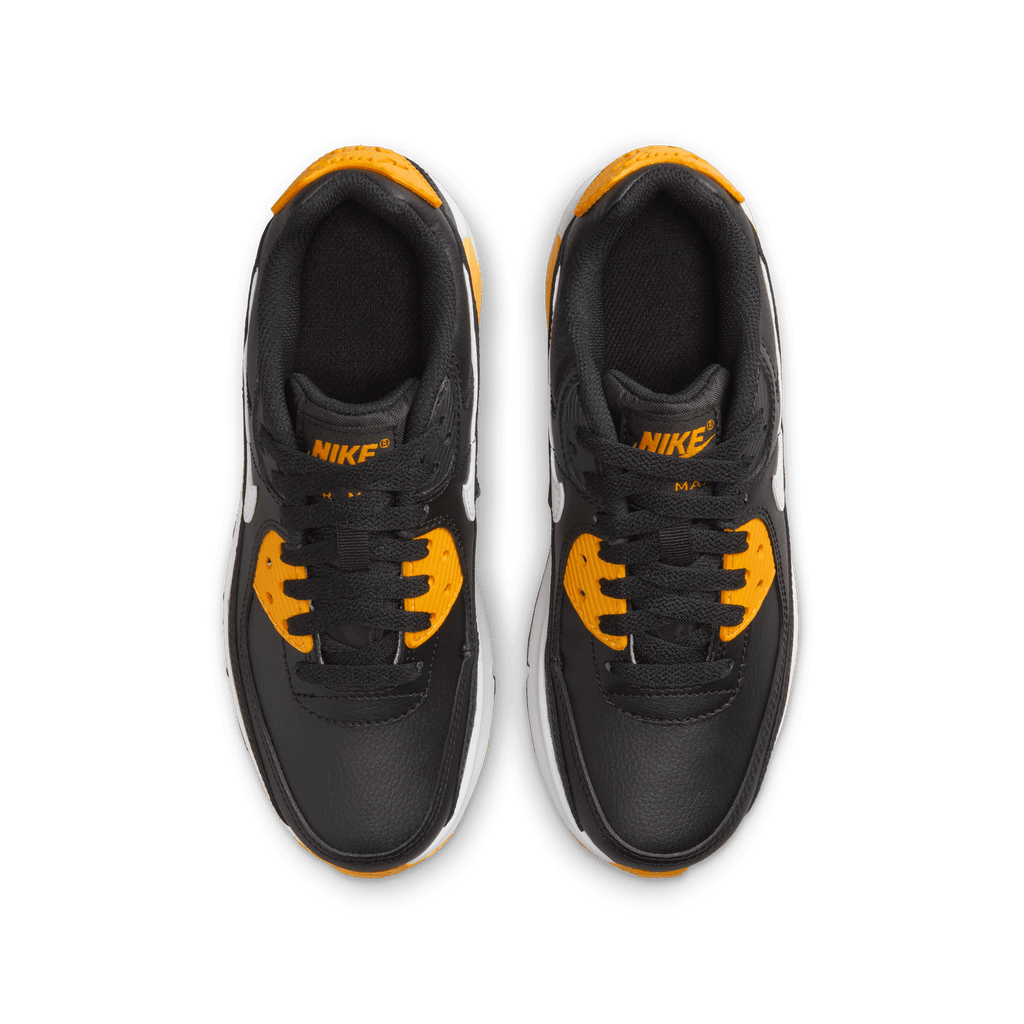 Big Kids' Nike Air Max 90 LTR "Black University Gold"