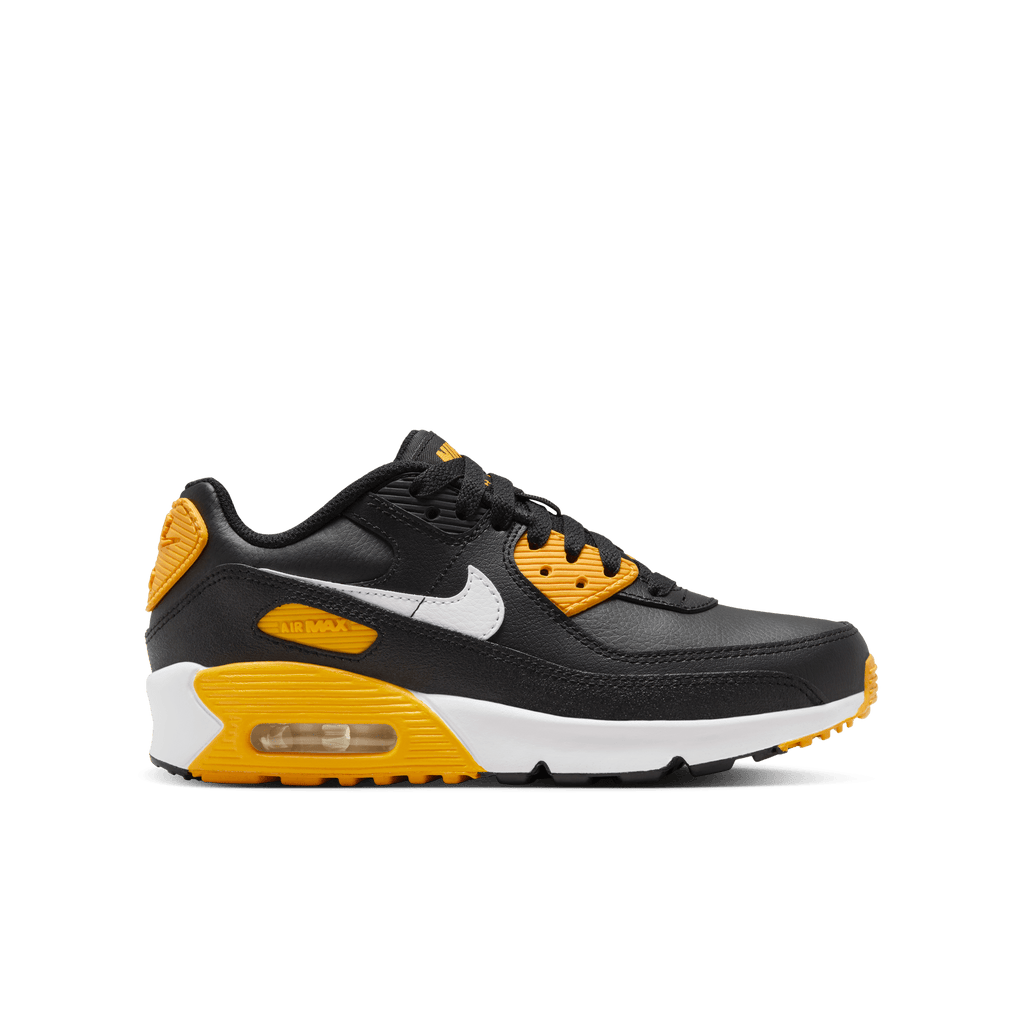 Big Kids' Nike Air Max 90 LTR "Black University Gold"