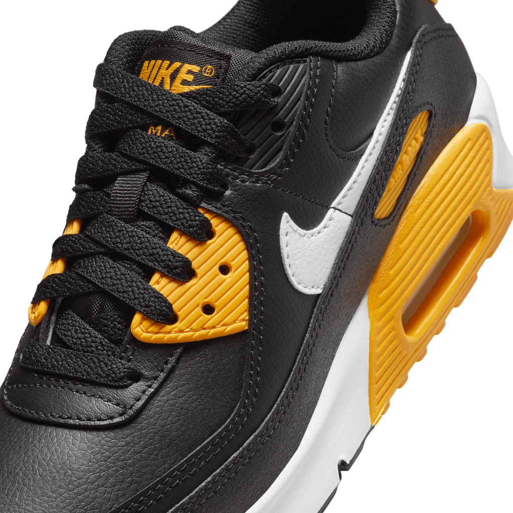 Big Kids' Nike Air Max 90 LTR "Black University Gold"