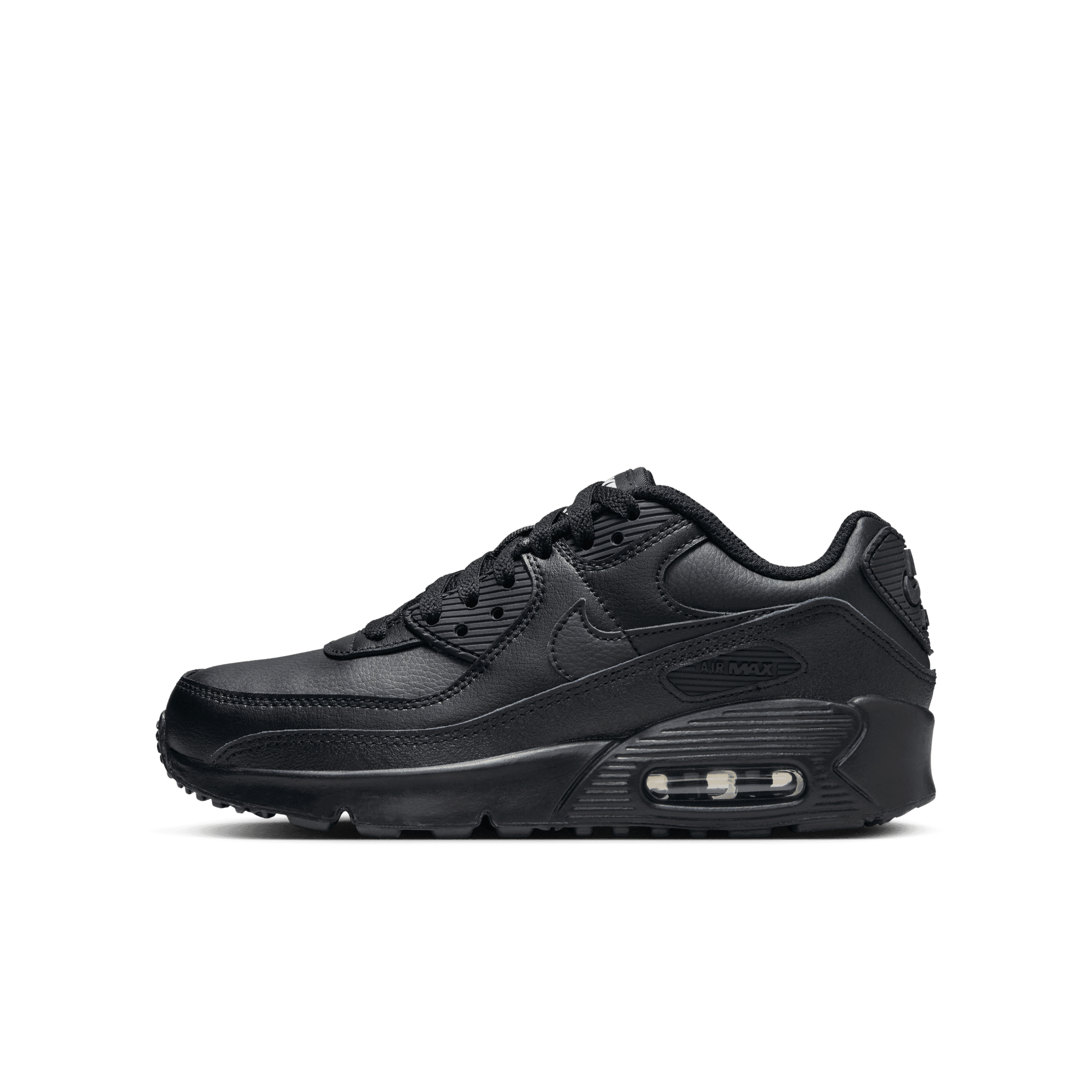 Big Kids’ Nike Air Max 90 LTR "Triple Black"