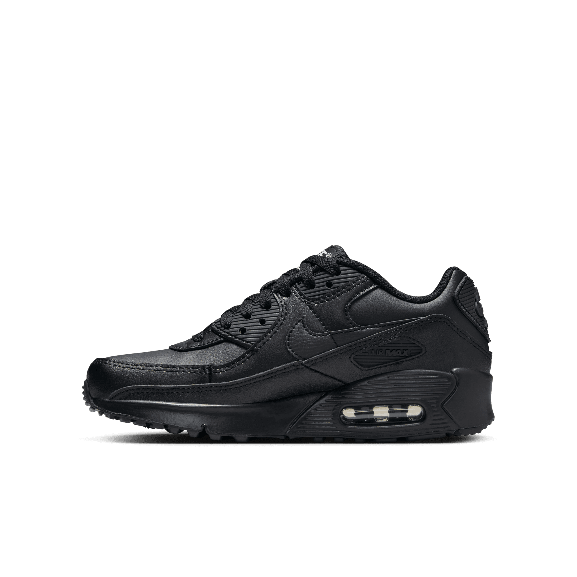 Big Kids’ Nike Air Max 90 LTR "Triple Black"