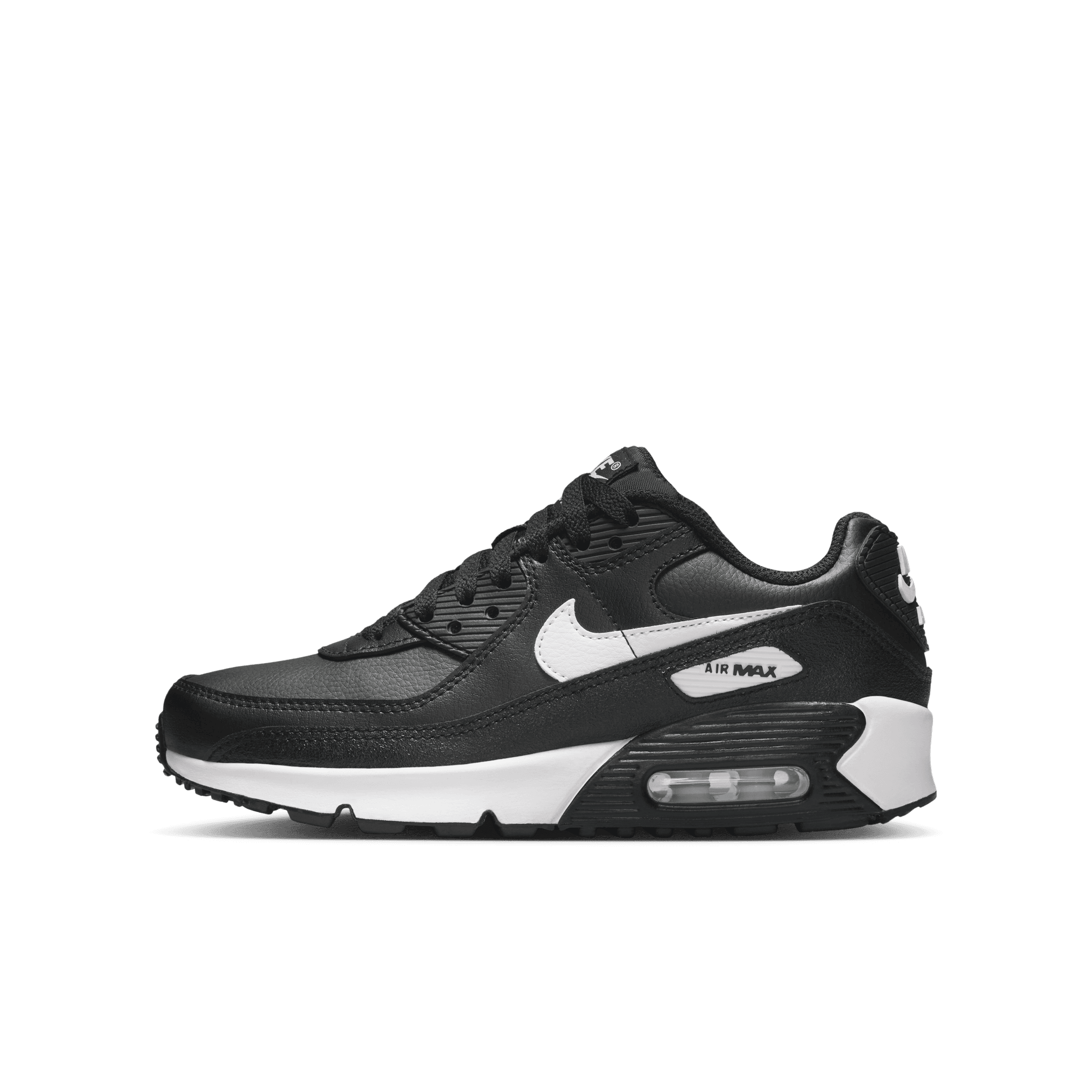 Big Kids’ Nike Air Max 90 LTR "Black White"