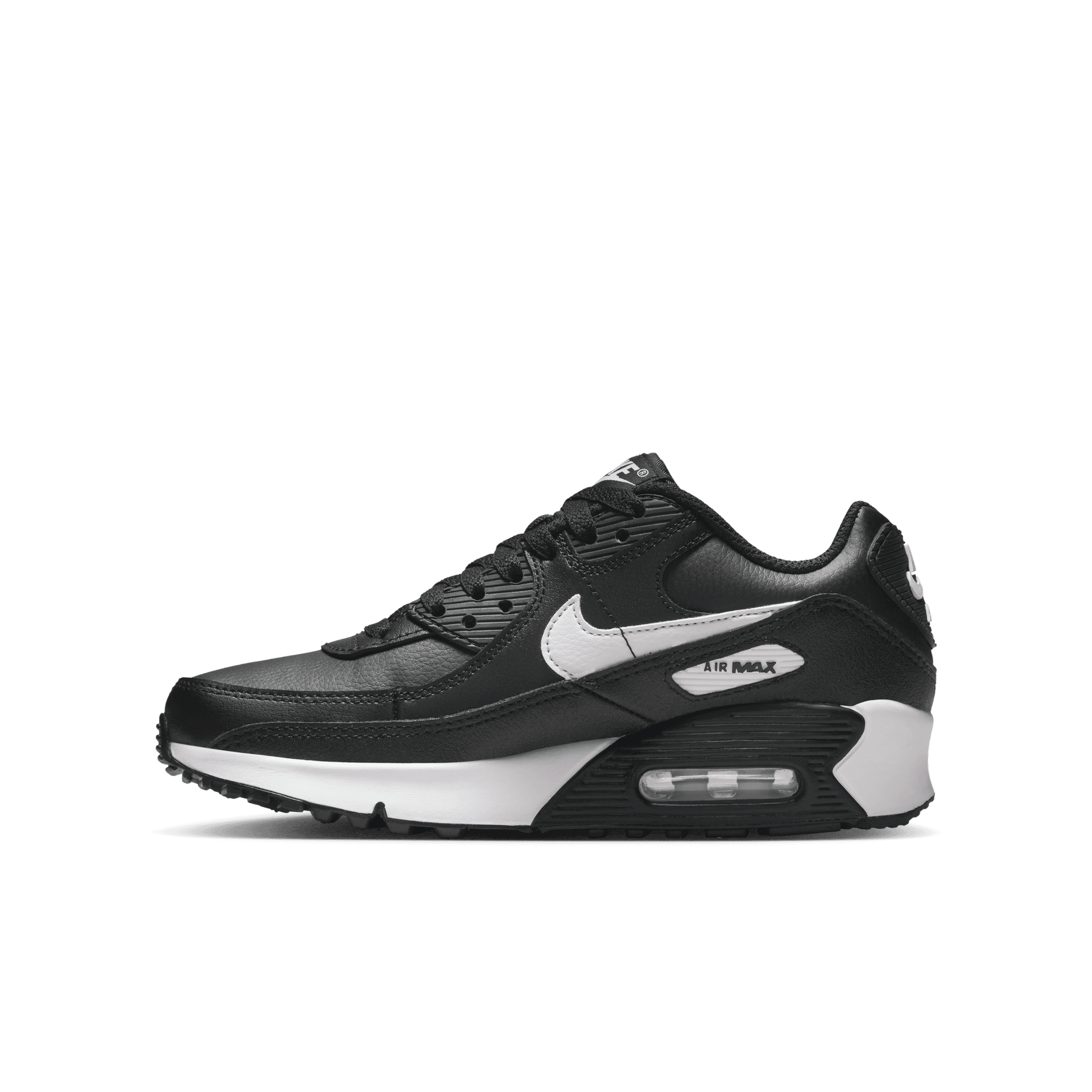 Big Kids’ Nike Air Max 90 LTR "Black White"