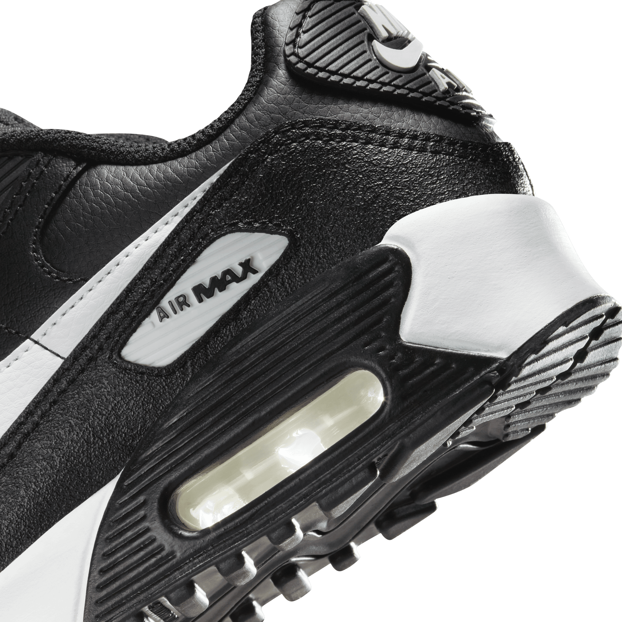 Big Kids’ Nike Air Max 90 LTR "Black White"