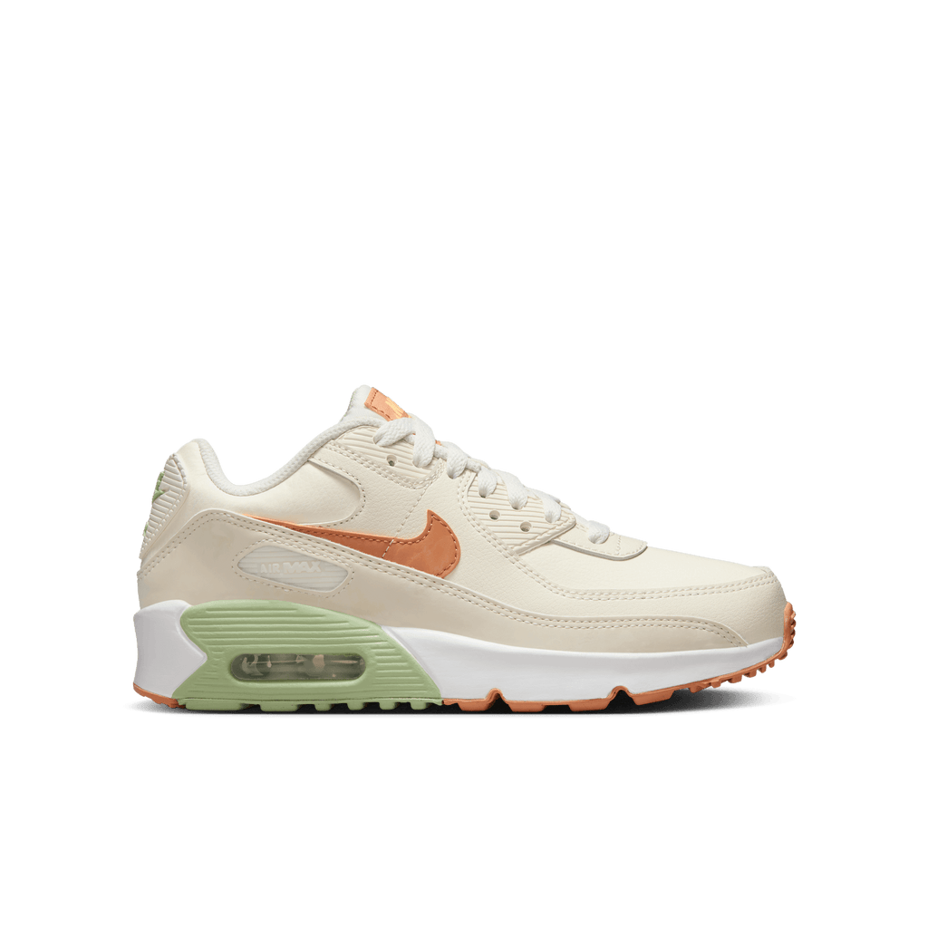 Big Kids’ Nike Air Max 90 LTR "Pale Ivory Honeydew"