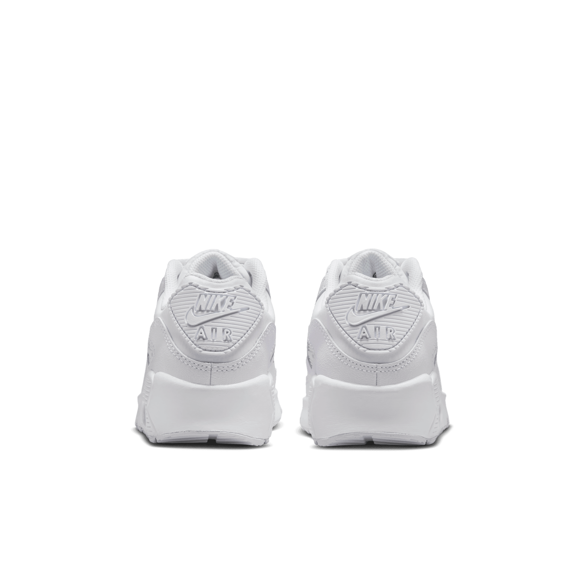 Big Kids’ Nike Air Max 90 LTR "White Metallic Silver"
