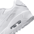 Big Kids’ Nike Air Max 90 LTR "White Metallic Silver"