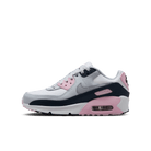 Big Kids' Nike Air Max 90 LTR "White Pink Foam Armory Navy Wolf Grey"