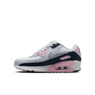Big Kids' Nike Air Max 90 LTR "White Pink Foam Armory Navy Wolf Grey"