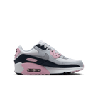 Big Kids' Nike Air Max 90 LTR "White Pink Foam Armory Navy Wolf Grey"