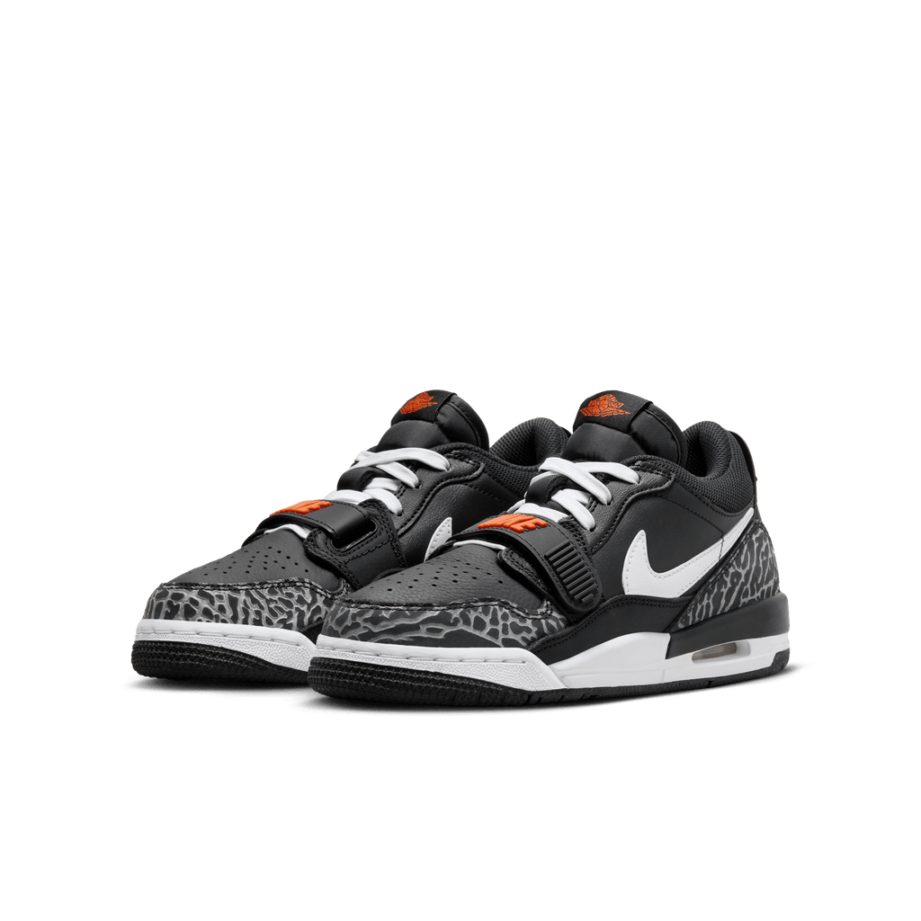 Big Kids' Air Jordan Legacy 312 Low "Black White Safety Orange"