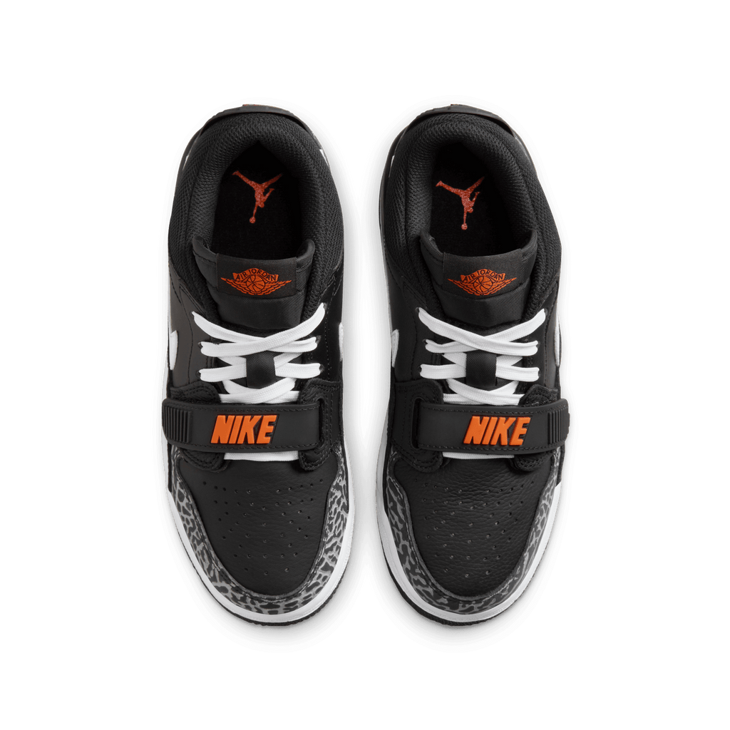 Big Kids' Air Jordan Legacy 312 Low "Black White Safety Orange"