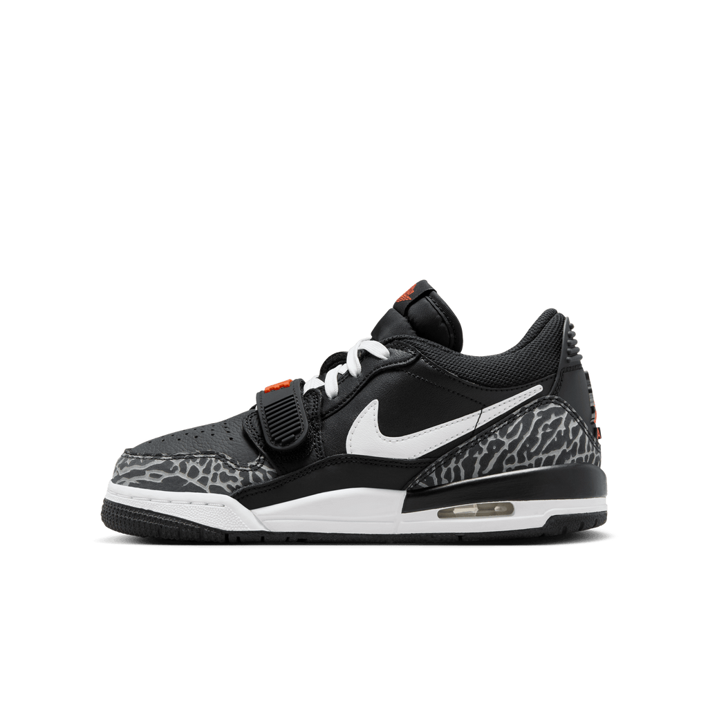 Big Kids' Air Jordan Legacy 312 Low "Black White Safety Orange"