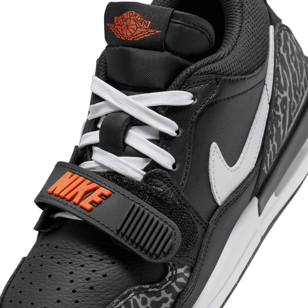 Big Kids' Air Jordan Legacy 312 Low "Black White Safety Orange"