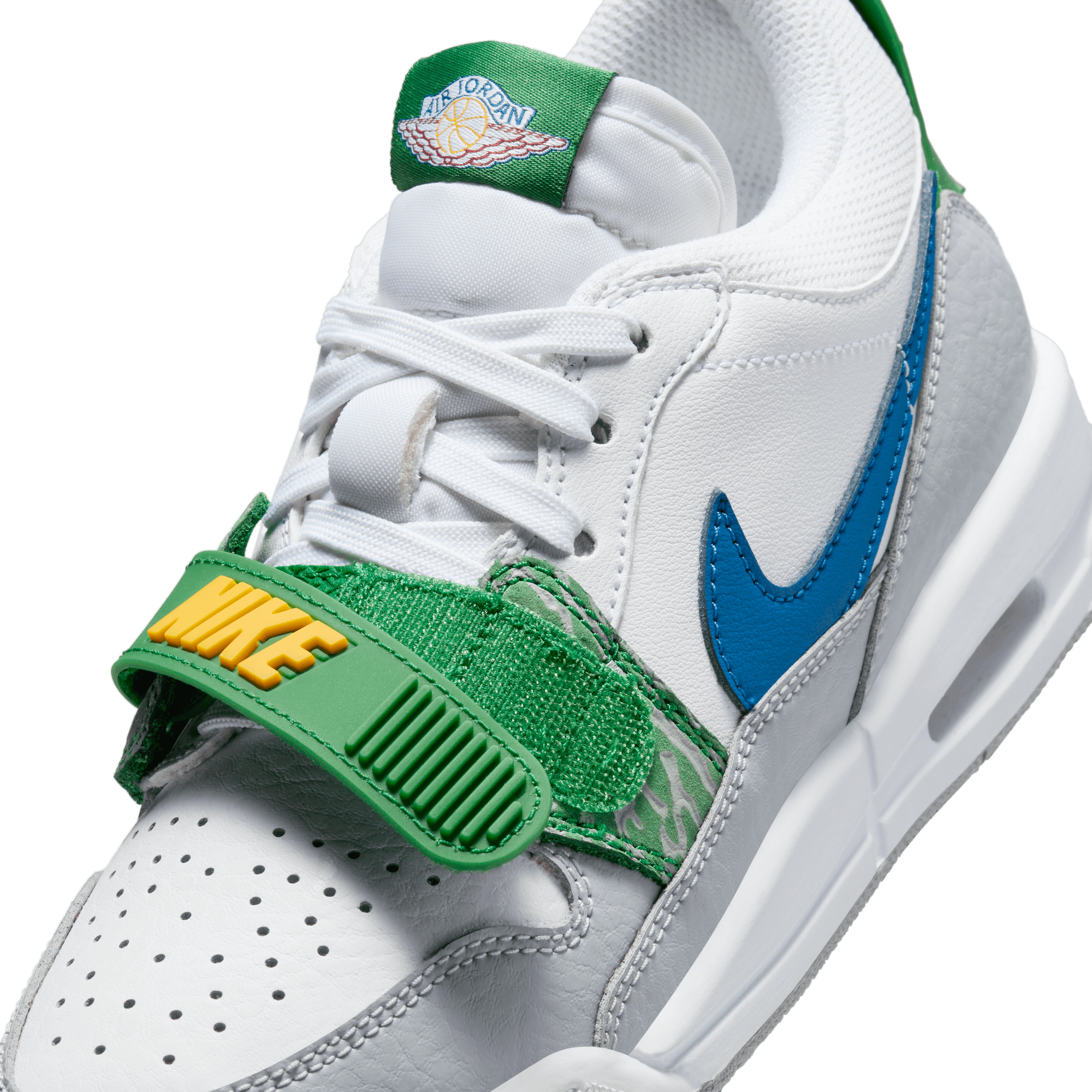 Big Kids' Air Jordan Legacy 312 Low "White Pine Industrial Blue"