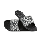 Men's Nike Victori One Printed Slides "Printed Black White"