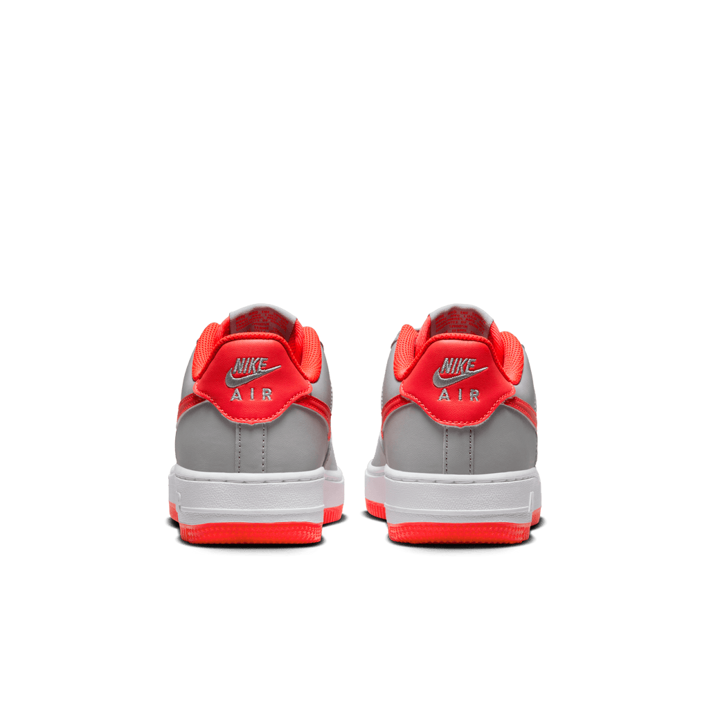 Big Kids' Nike Air Force 1 "Light Smoke Bright Crimson"