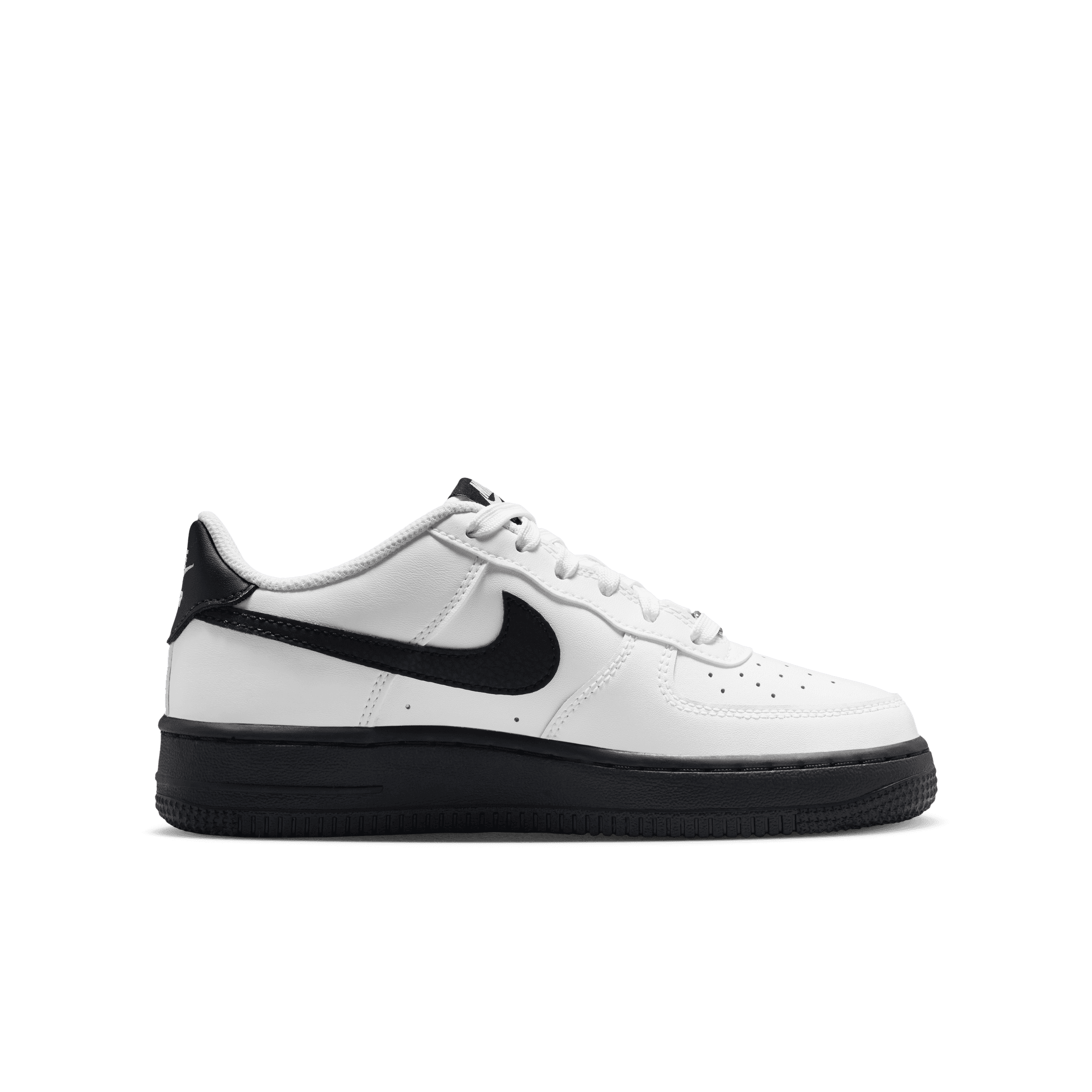 Big Kids' Nike Air Force 1 "White Black"