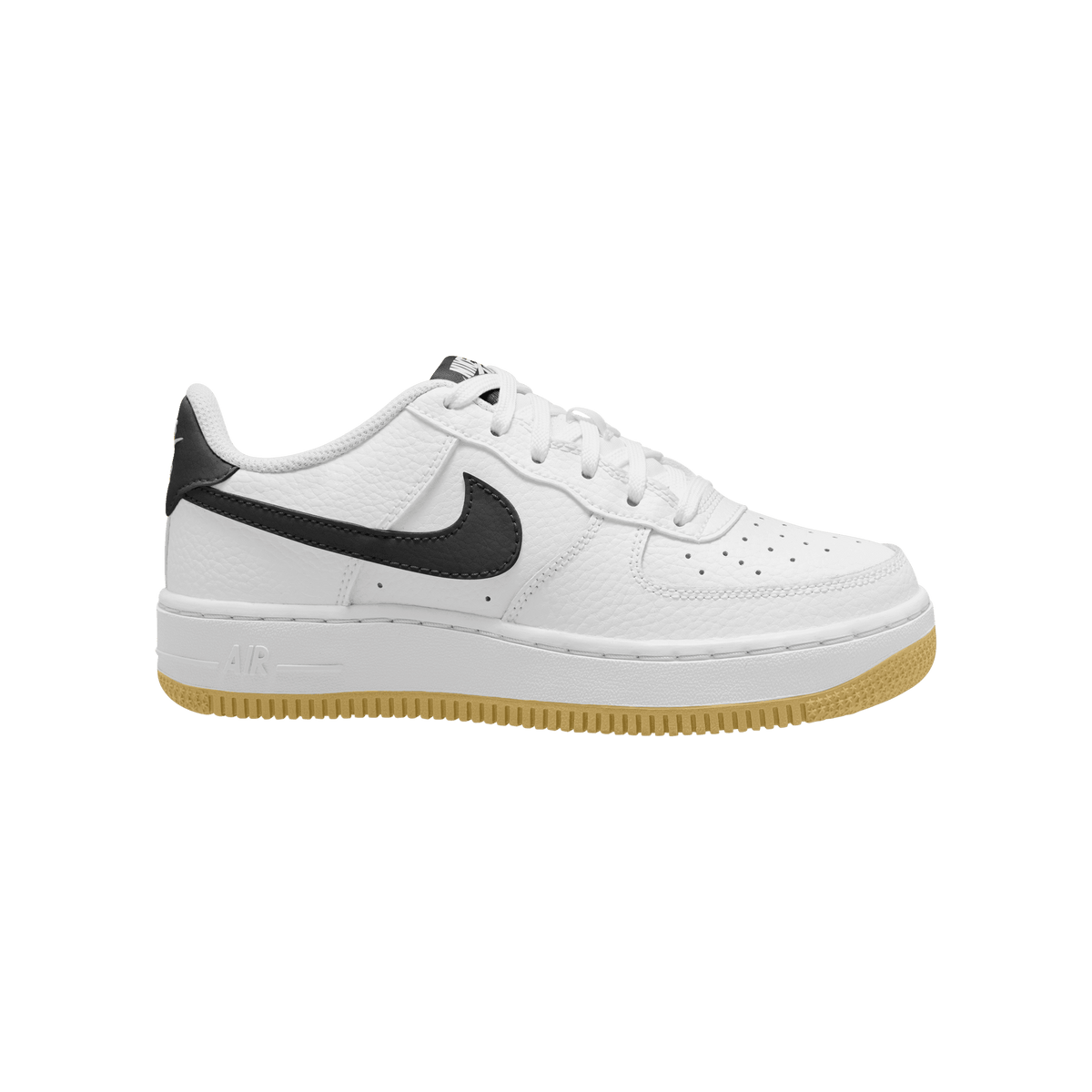 Big Kids' Nike Air Force 1 "White Black Gum Light Brown"