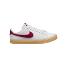Big Kids' Nike Court Legacy "White Team Red Gum"