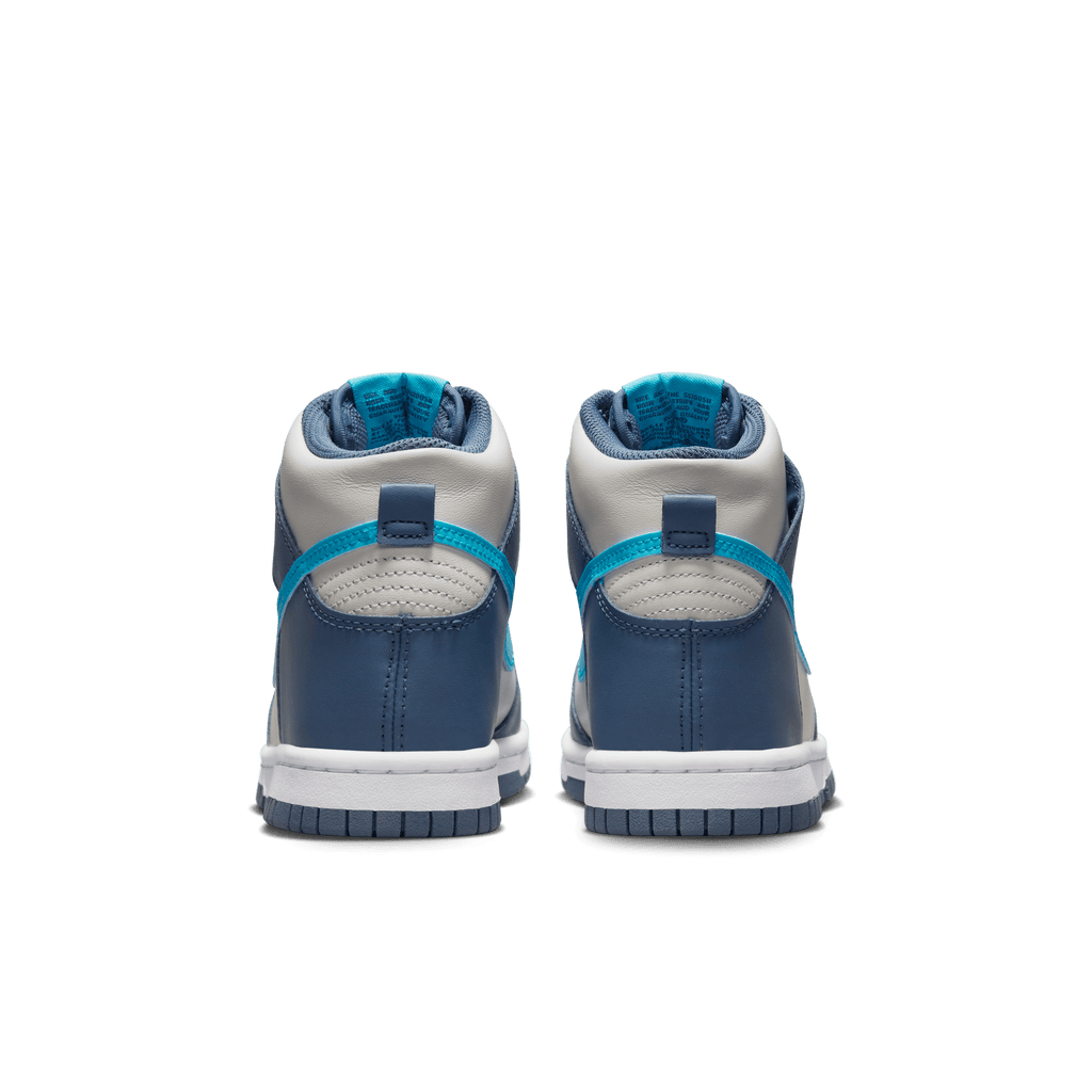 Big Kids' Nike Dunk High "Light Bone Diffused Blue"