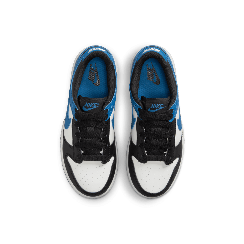 Little Kids' Nike Dunk Low "Industrial Blue Black White"